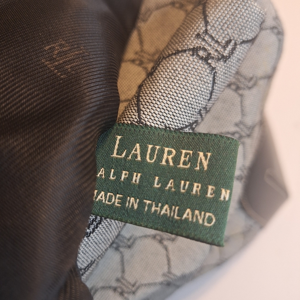 Ralph Lauren Monogram Jacquard Large Tote Handbag - Picture 11 of 13